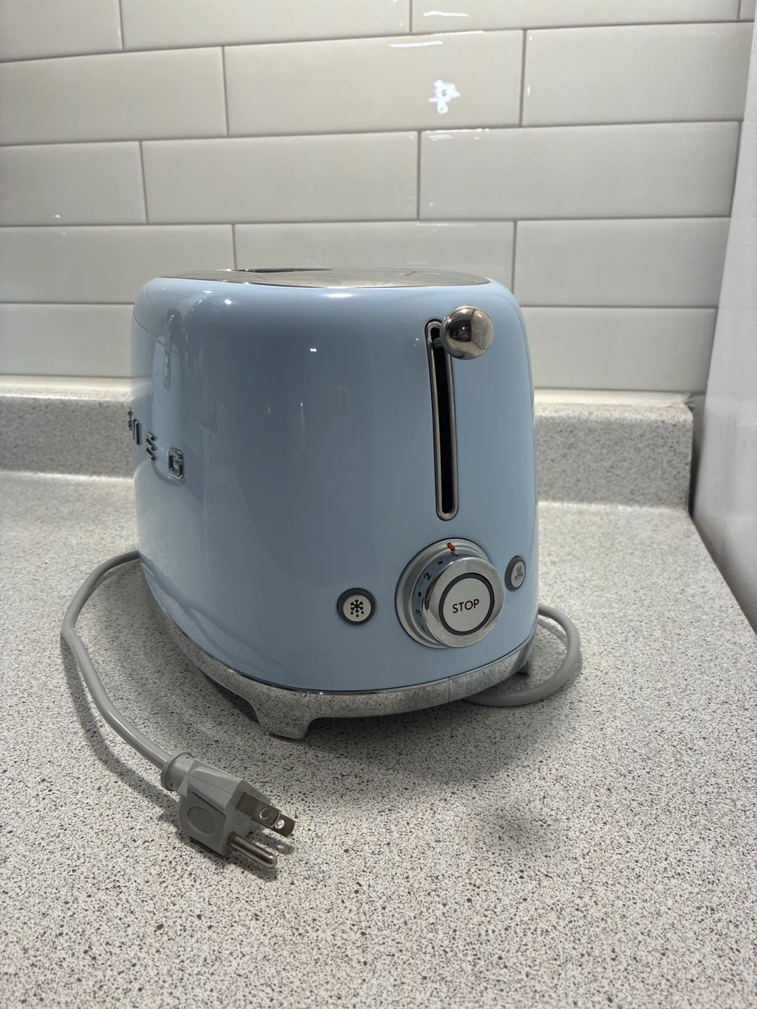 Smeg 2-Slice Toaster Pastel Blue - photo 2