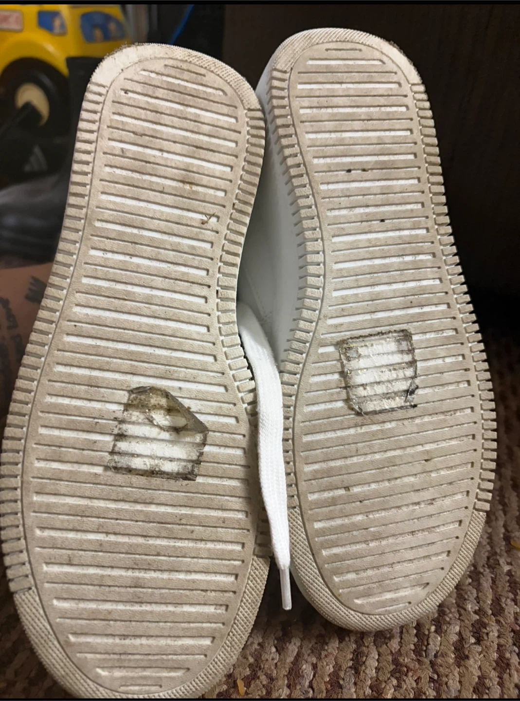 Women's White Platform Sneakers ~ Size 6 1/2 - photo 3