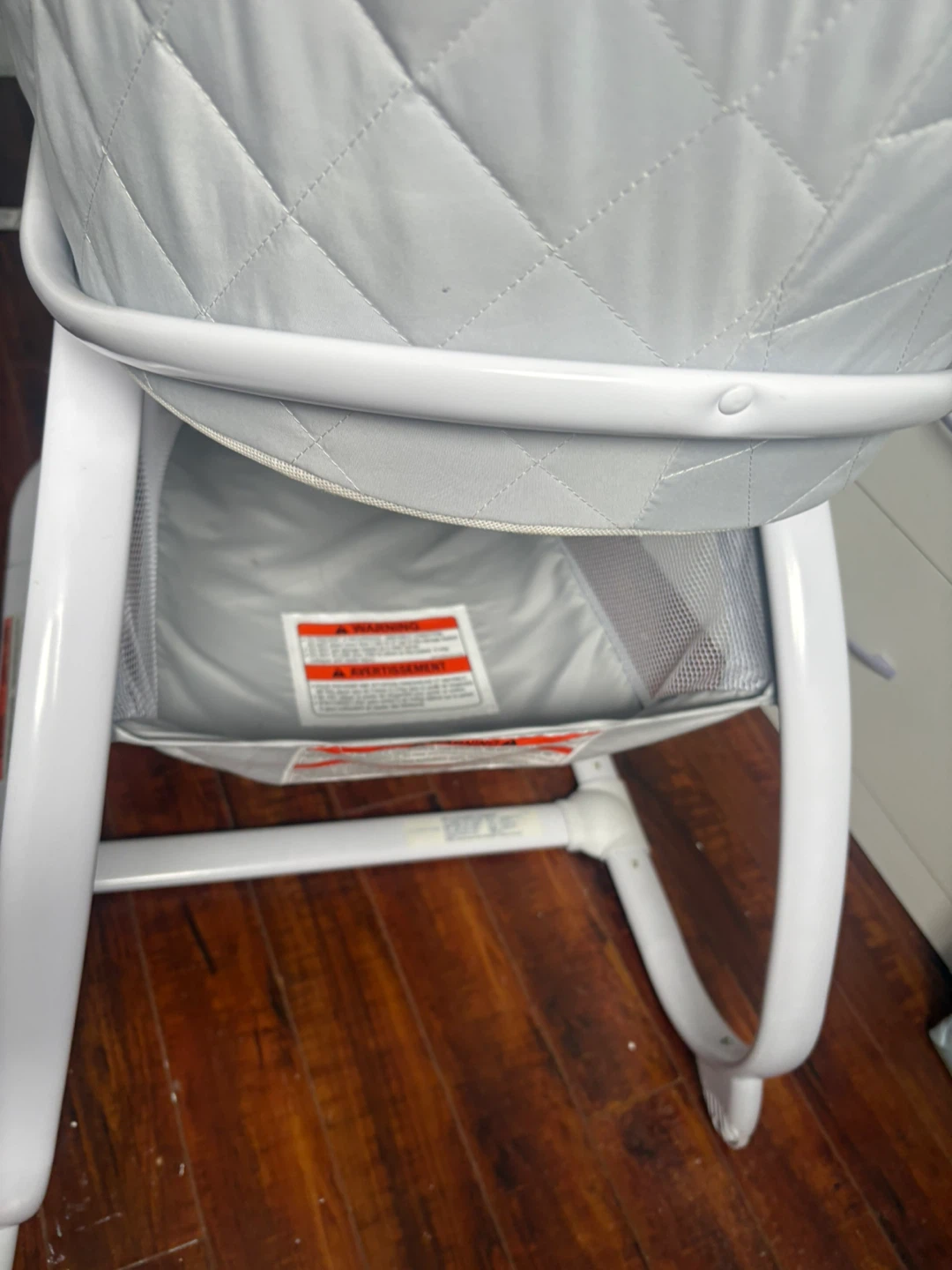Grey Baby Bassinet with Canopy - photo 2