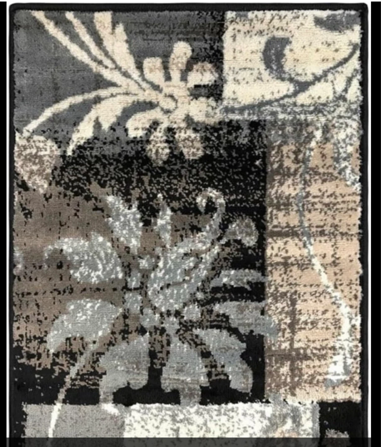 Modern Floral Area Rug - photo 2
