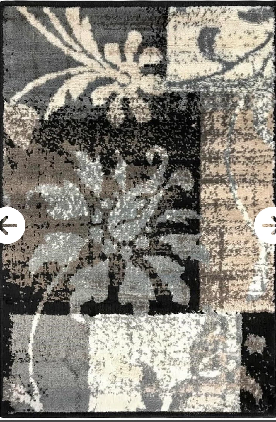 Modern Floral Area Rug - photo 4