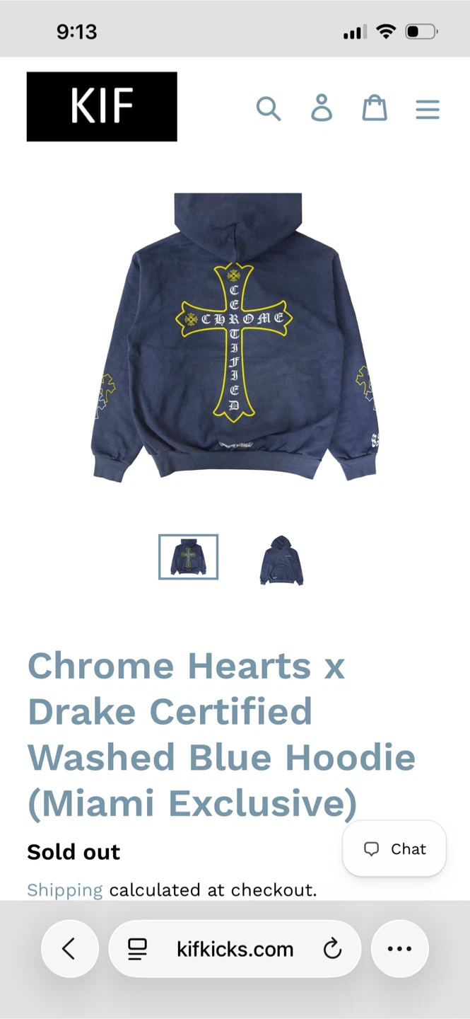 Chrome Hearts x Drake Certified Lover Boy Hoodie - photo 4