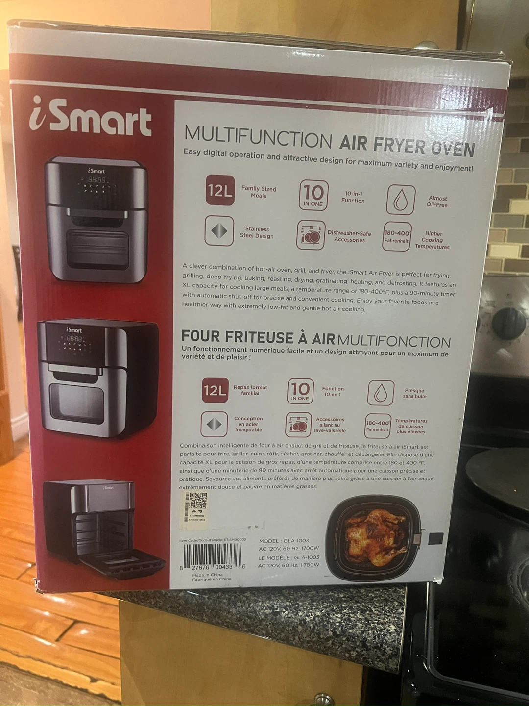 iSmart 12L Multifunction Air Fryer Oven - photo 4