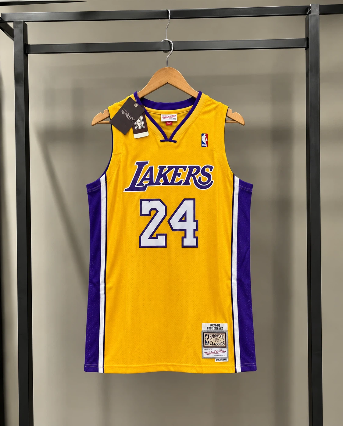 Hardwood Classic Yellow Kobe Bryant NBA Jersey - photo 2