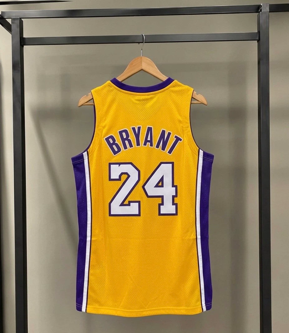 Hardwood Classic Yellow Kobe Bryant NBA Jersey - photo 3