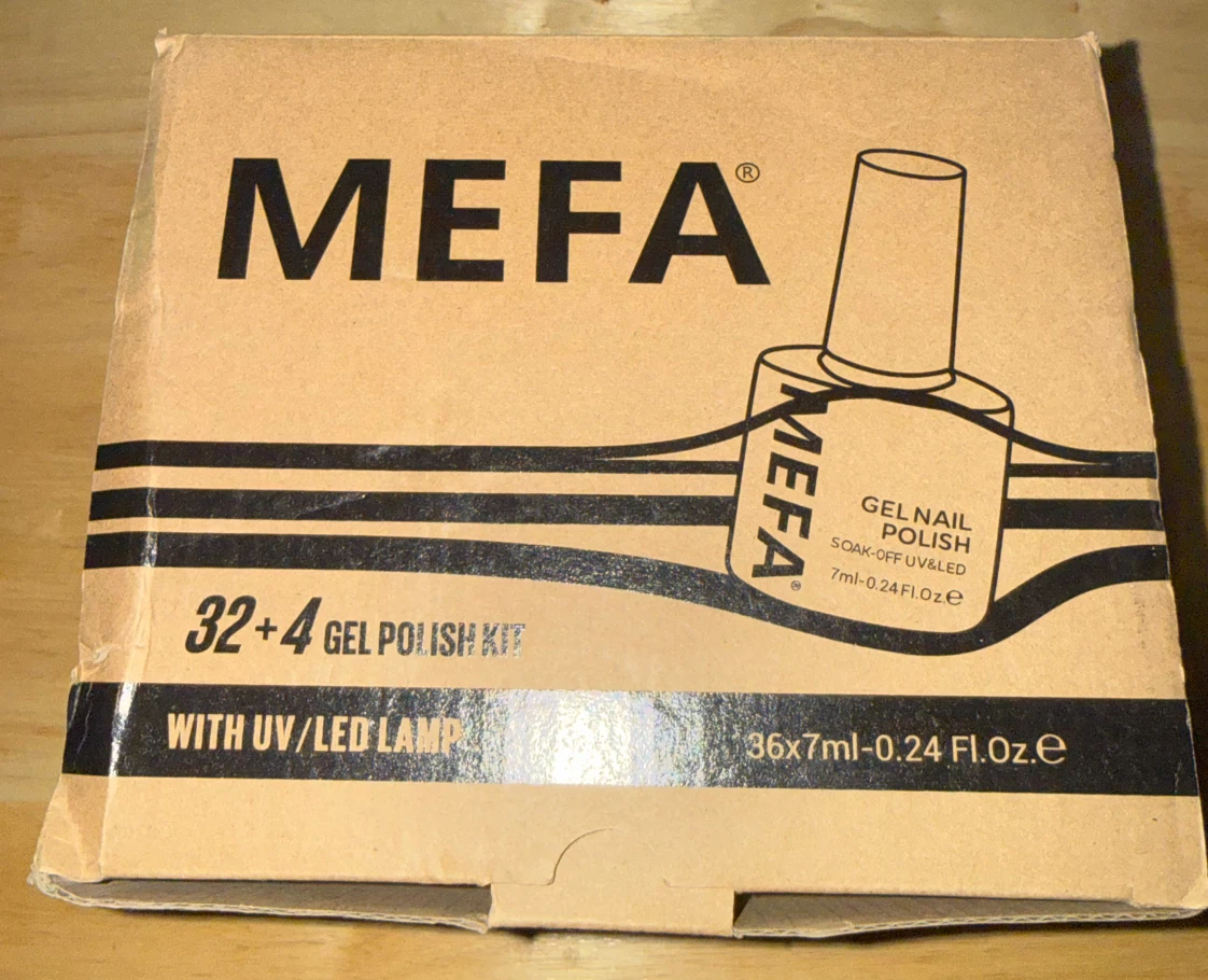 MEFA Gel Nail Polish Kit with UV/LED Lamp