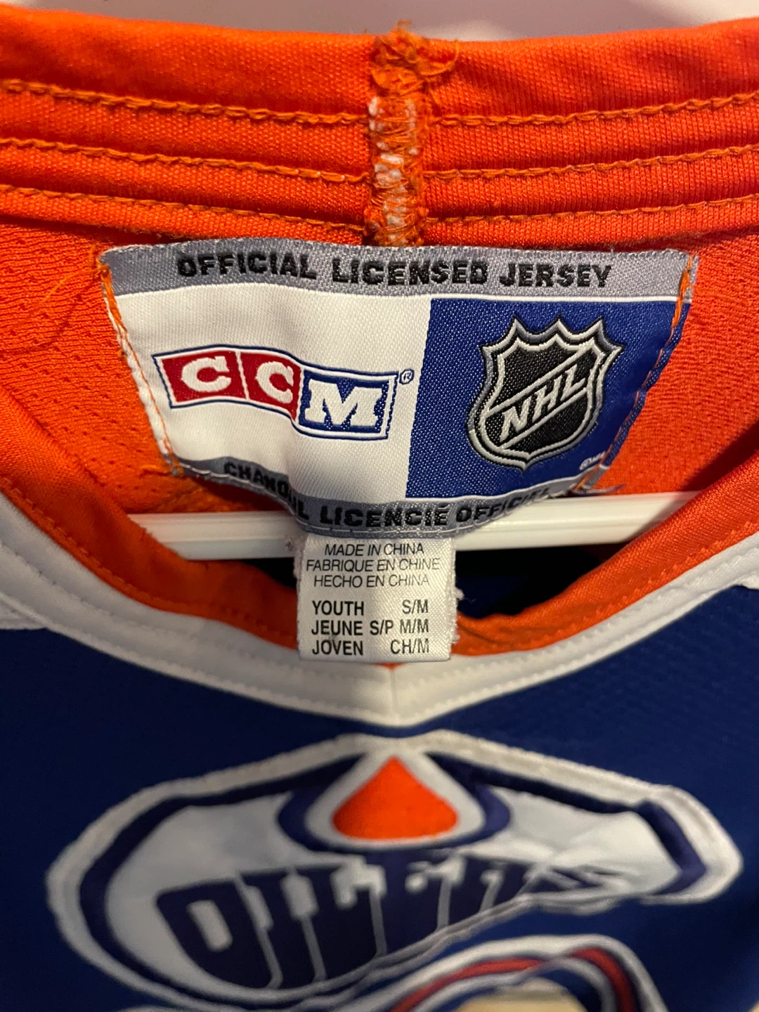 CCM Edmonton Oilers Youth Jersey - photo 2