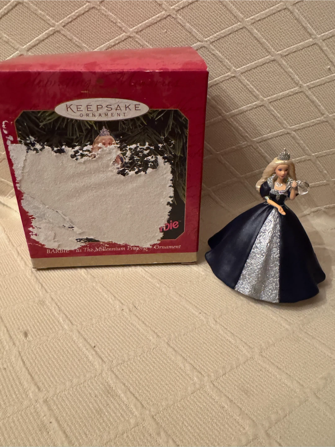 1999 Barbie Millennium Princess Keepsake Ornament