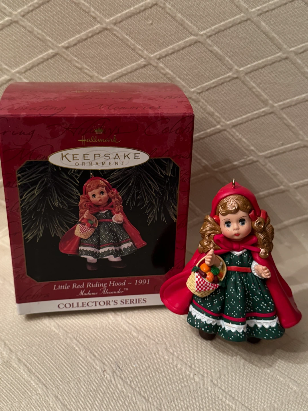 Hallmark Keepsake Little Red Riding Hood Ornament 1991