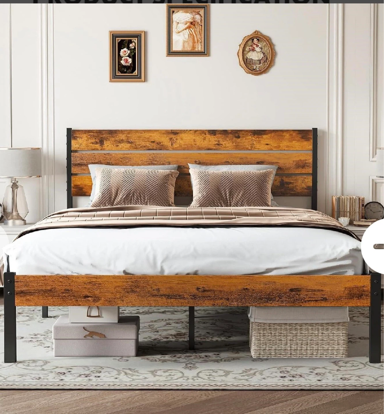 Full size bed frame - photo 3
