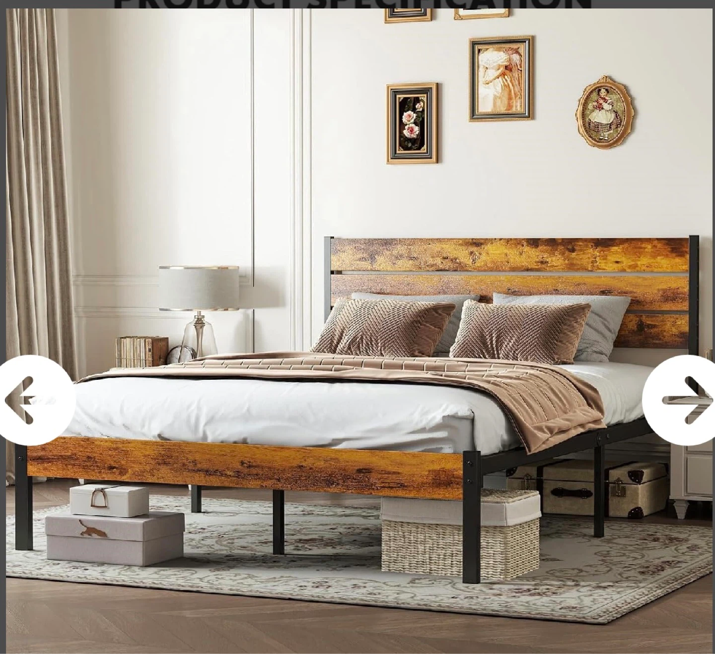 Full size bed frame