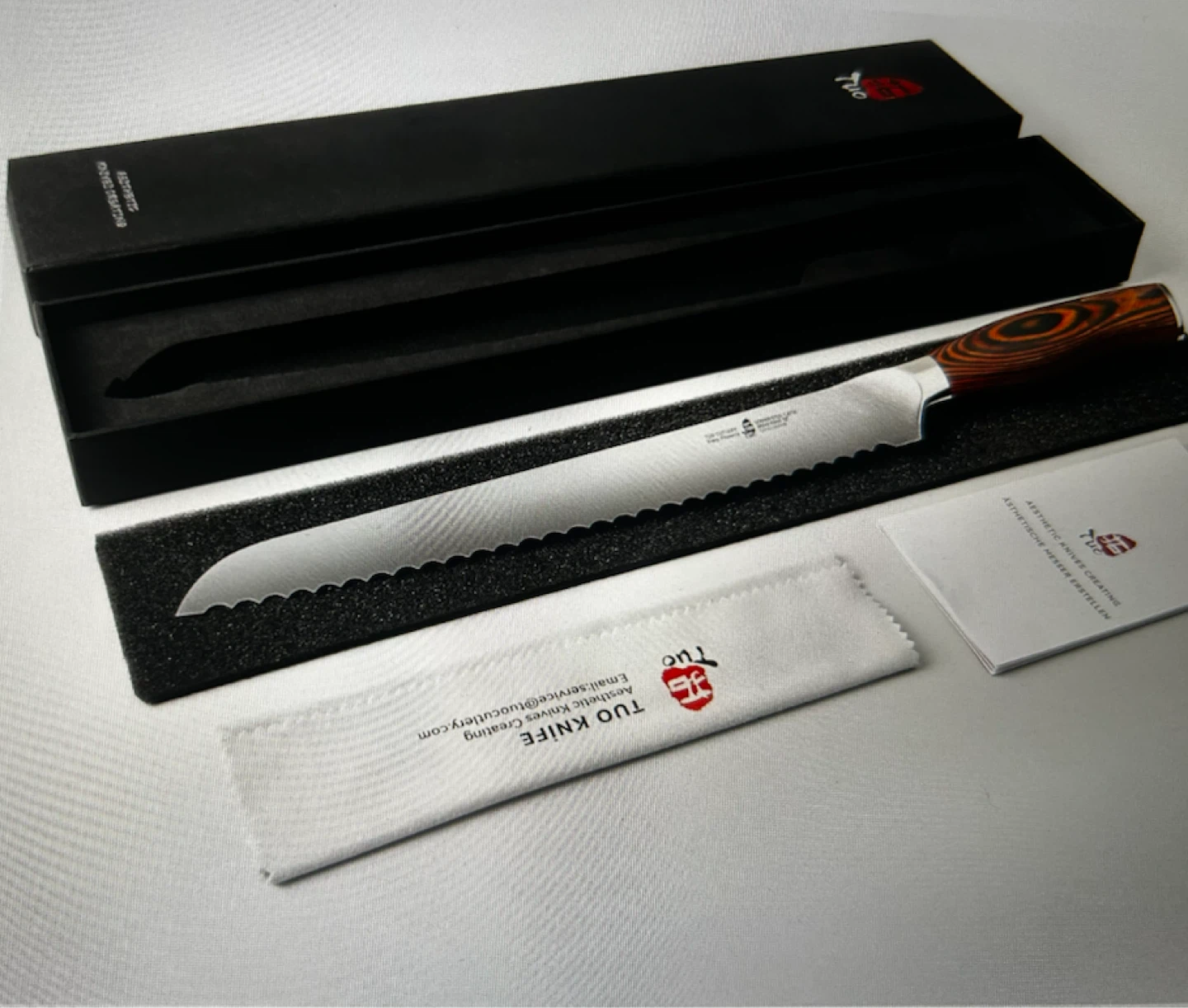 TUO Cutlery Fire Phoenix 10 inch Bread Knife - photo 3