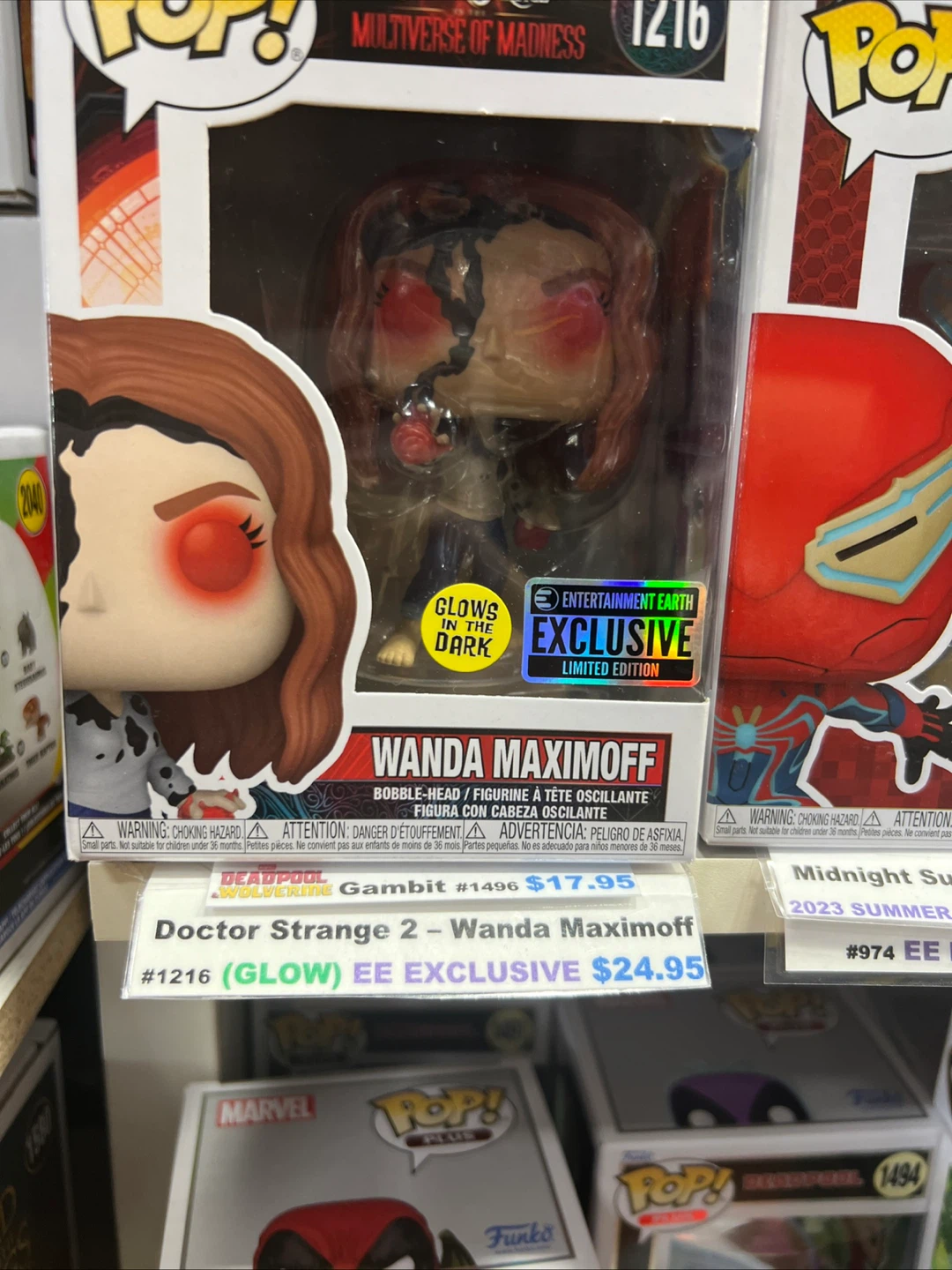 Funko Pop Wanda Maximoff 1216 Glow Exclusive