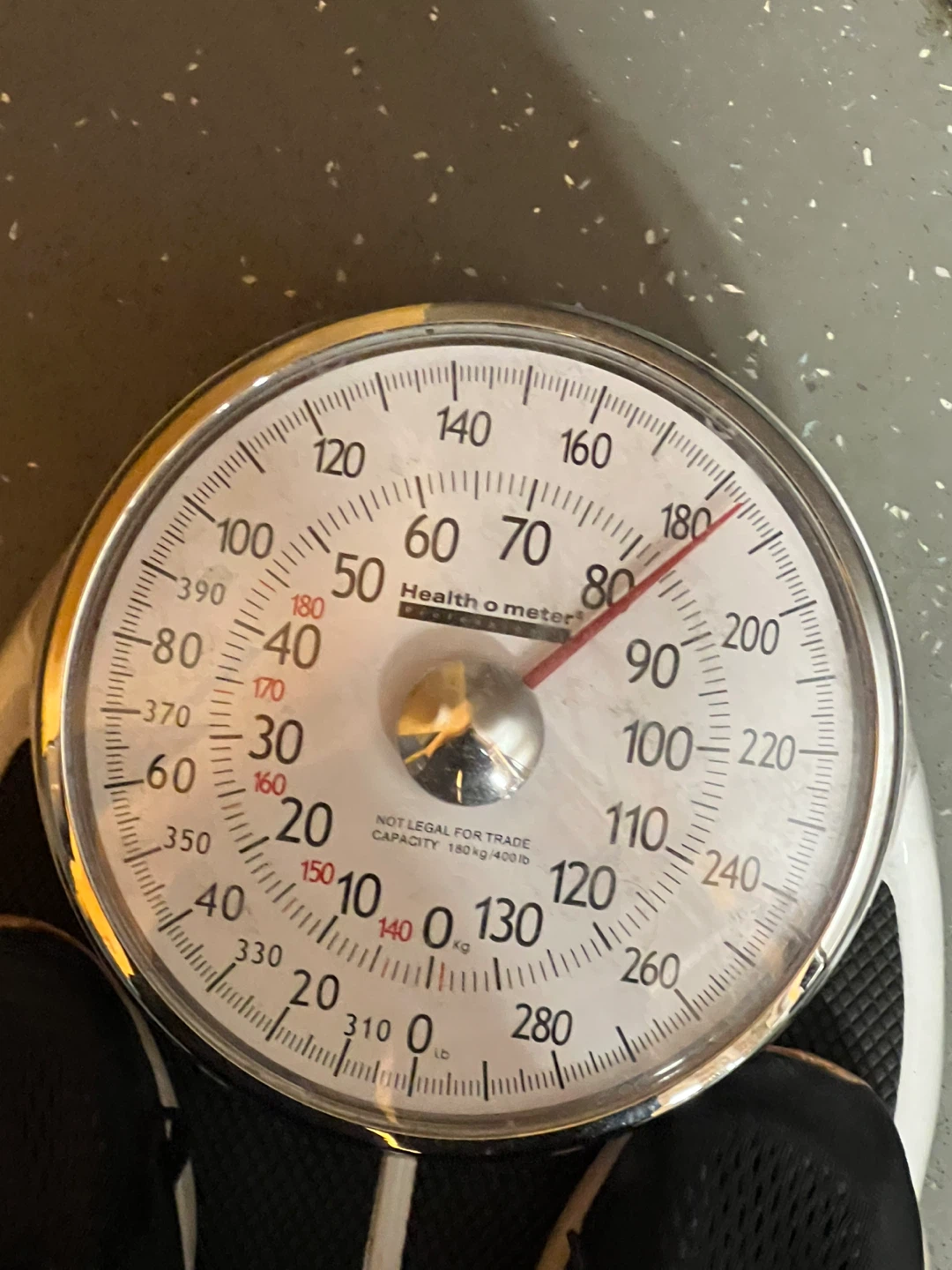 Health o meter mechanical bathroom scale