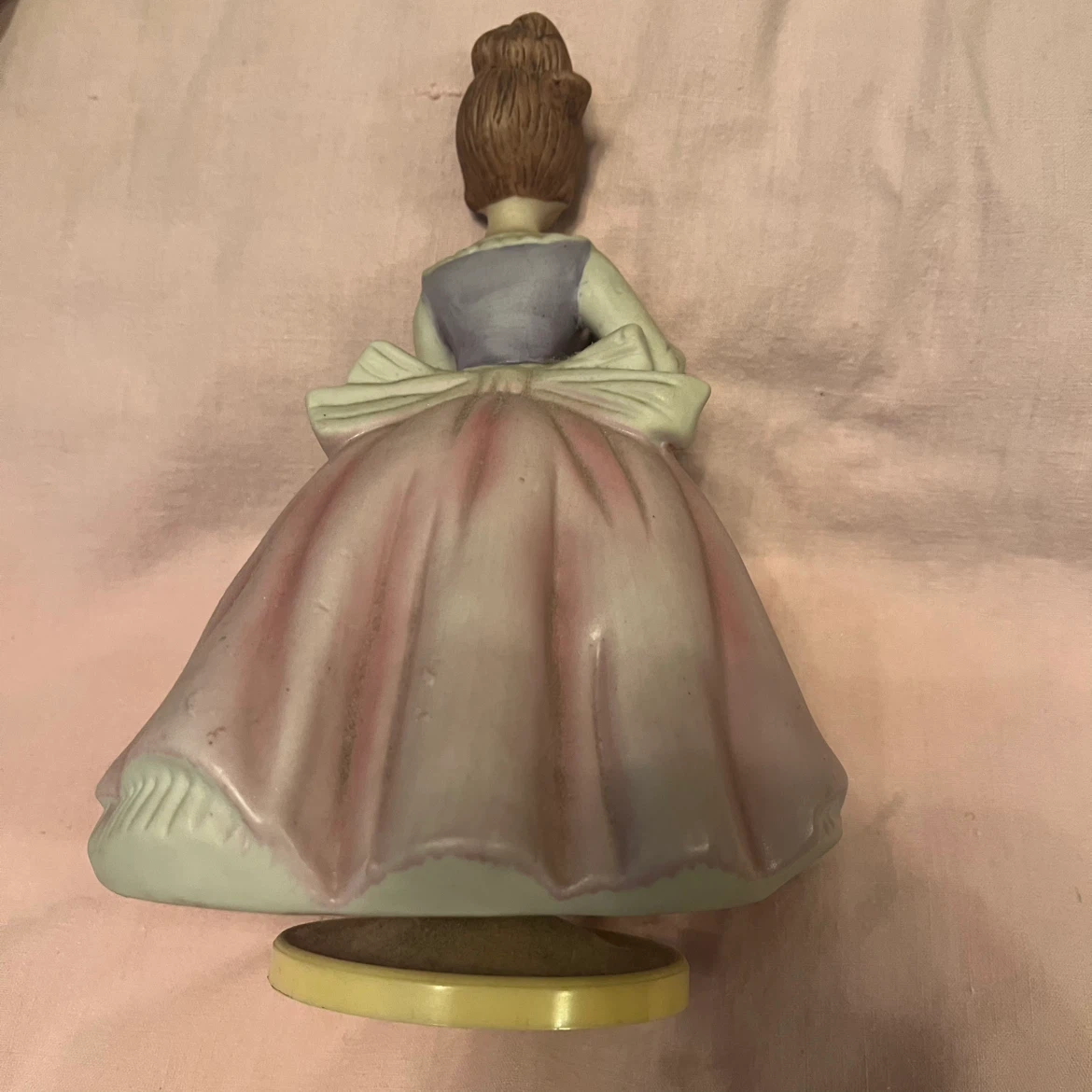 Vintage Ceramic Musical Figurine - Ballerina with Umbrella - photo 3