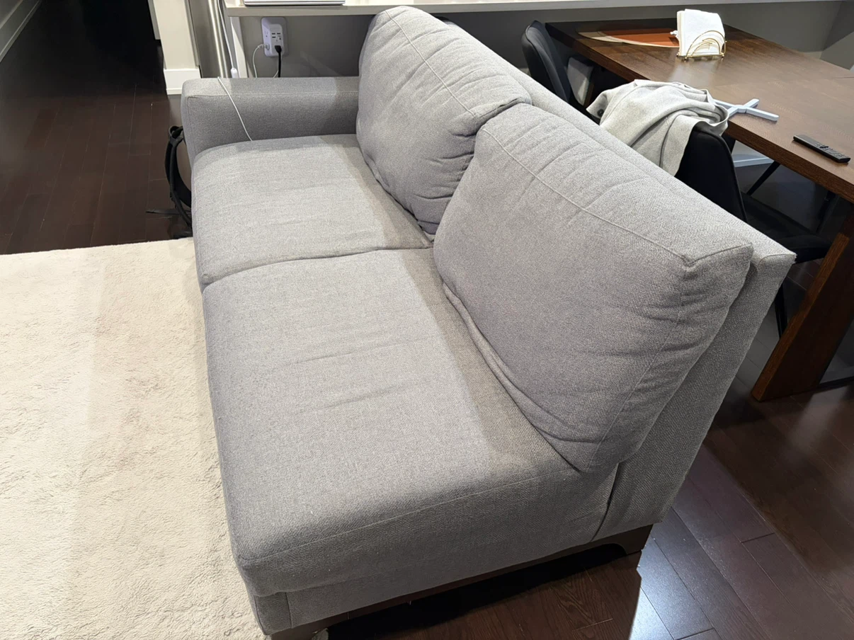 Gray Upholstered Chaise Lounge - photo 5