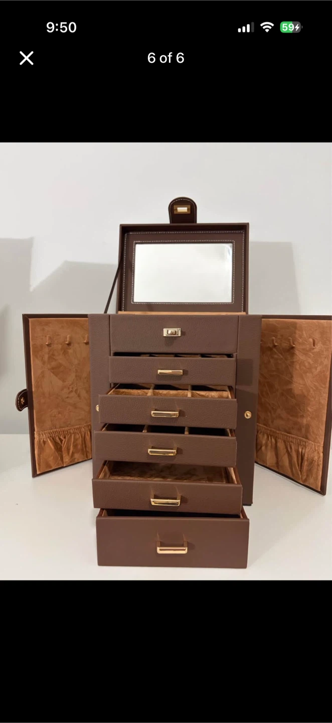 Kendal Classic Jewelry Box - Mocha Brown - photo 2