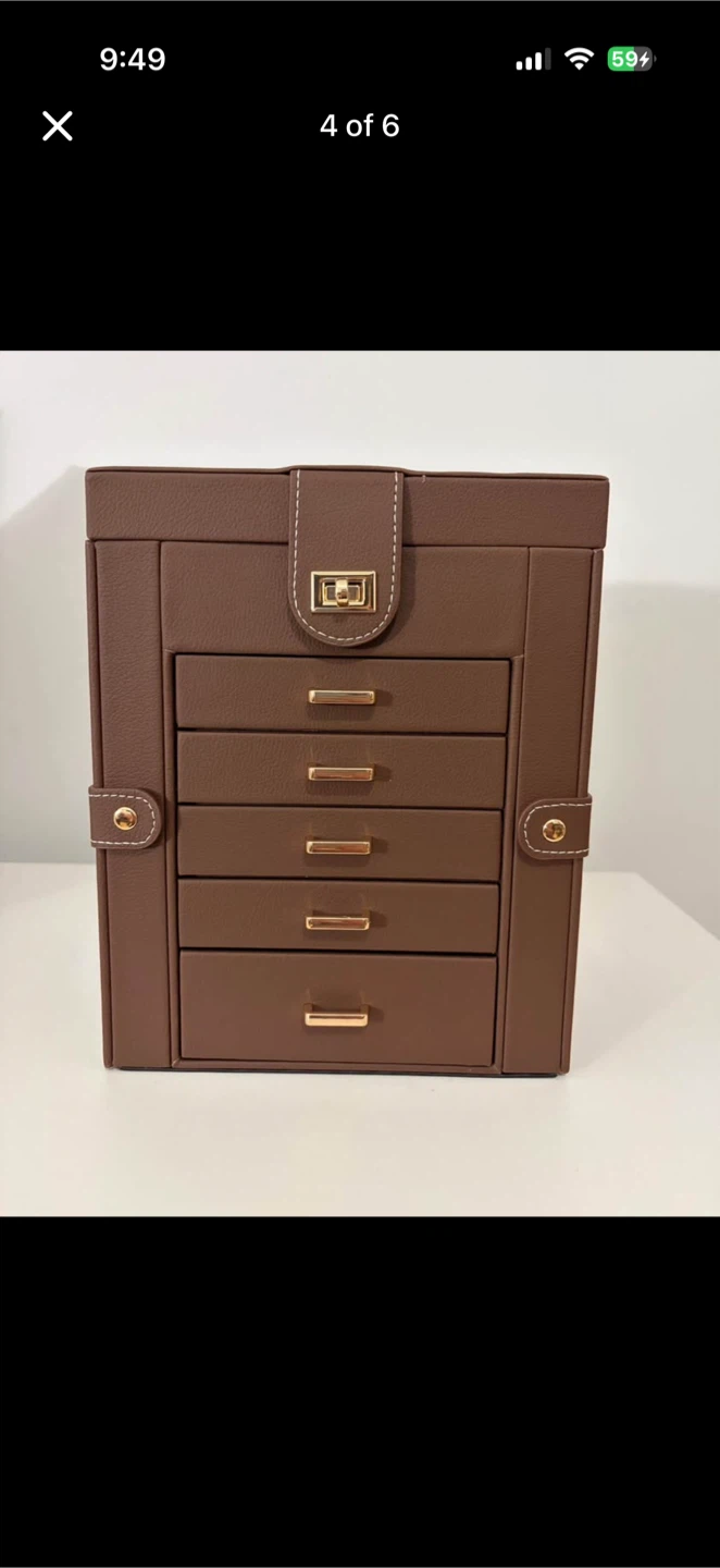 Kendal Classic Jewelry Box - Mocha Brown - photo 3