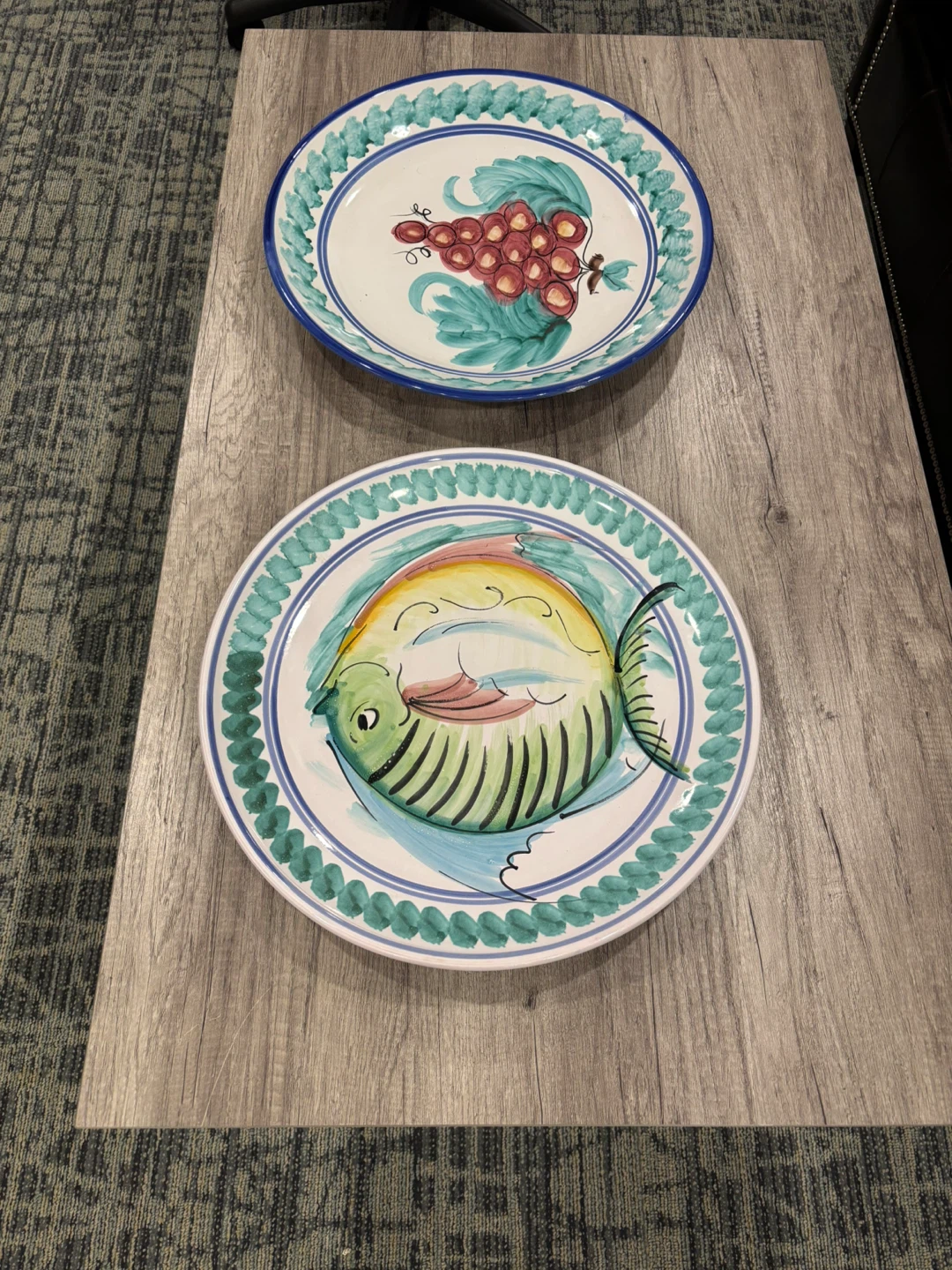 Hand-painted Ceramic Plates - Made in Italy