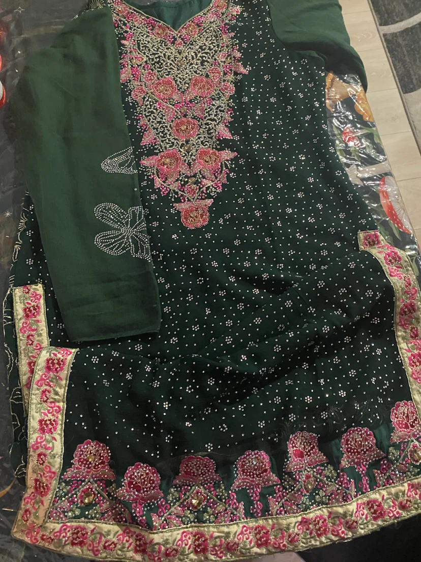 Embroidered Green Kurti - photo 2