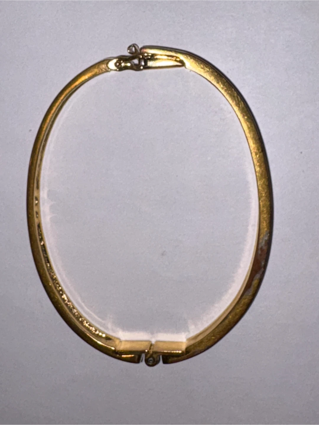 Swarovski Gold Tone Crystal Bangle Bracelet - photo 5