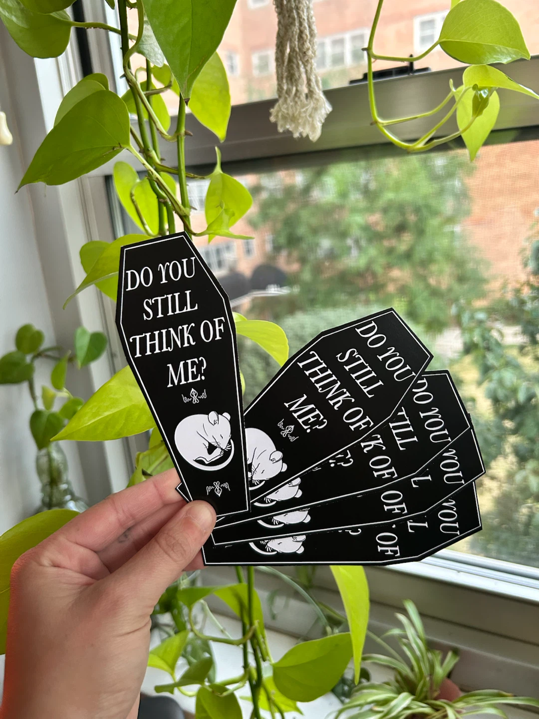 Mouse Coffin Bookmark