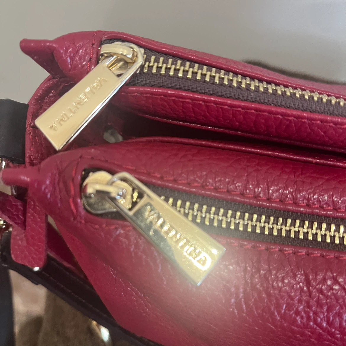 Valentina Red Leather Crossbody Bag - photo 3