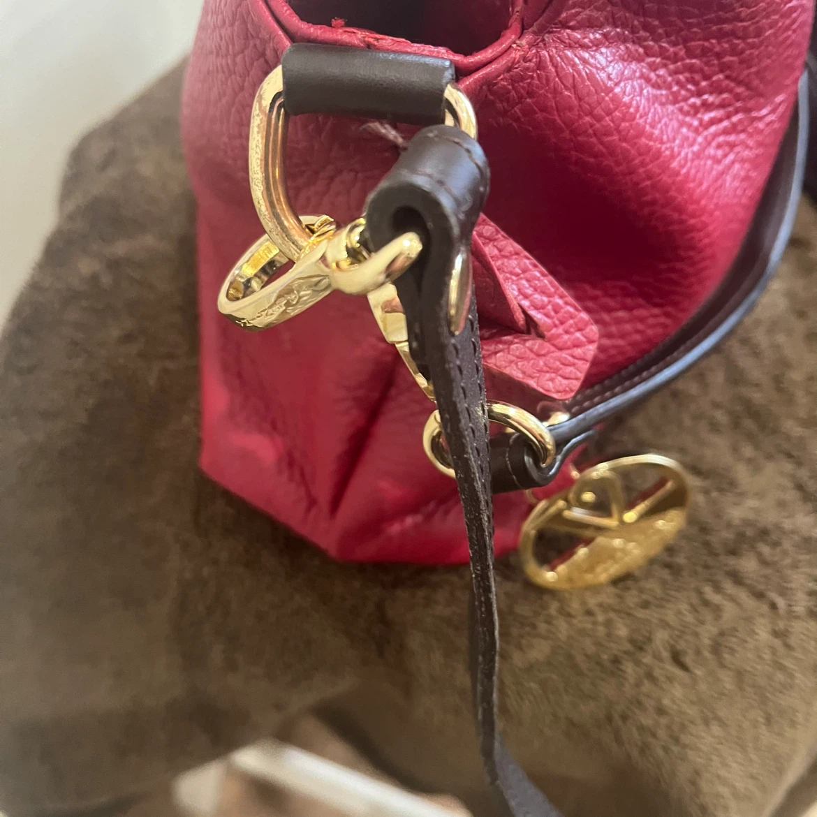 Valentina Red Leather Crossbody Bag - photo 5