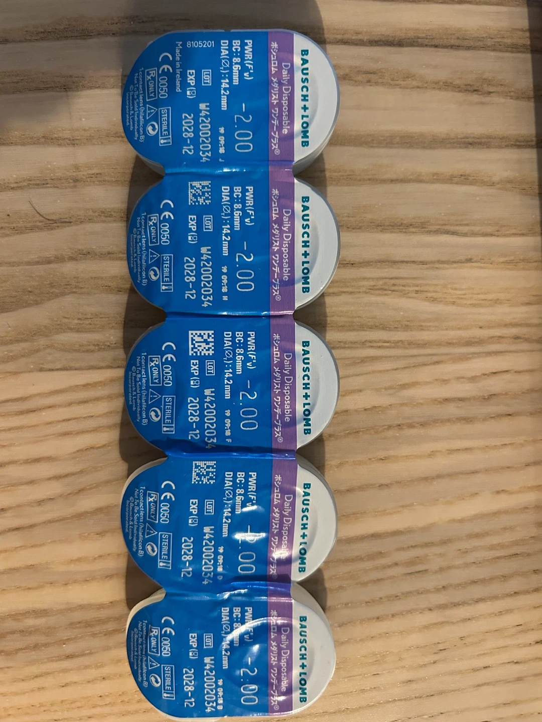 70 of Daily Disposable Contact Lenses -2.00 - photo 2
