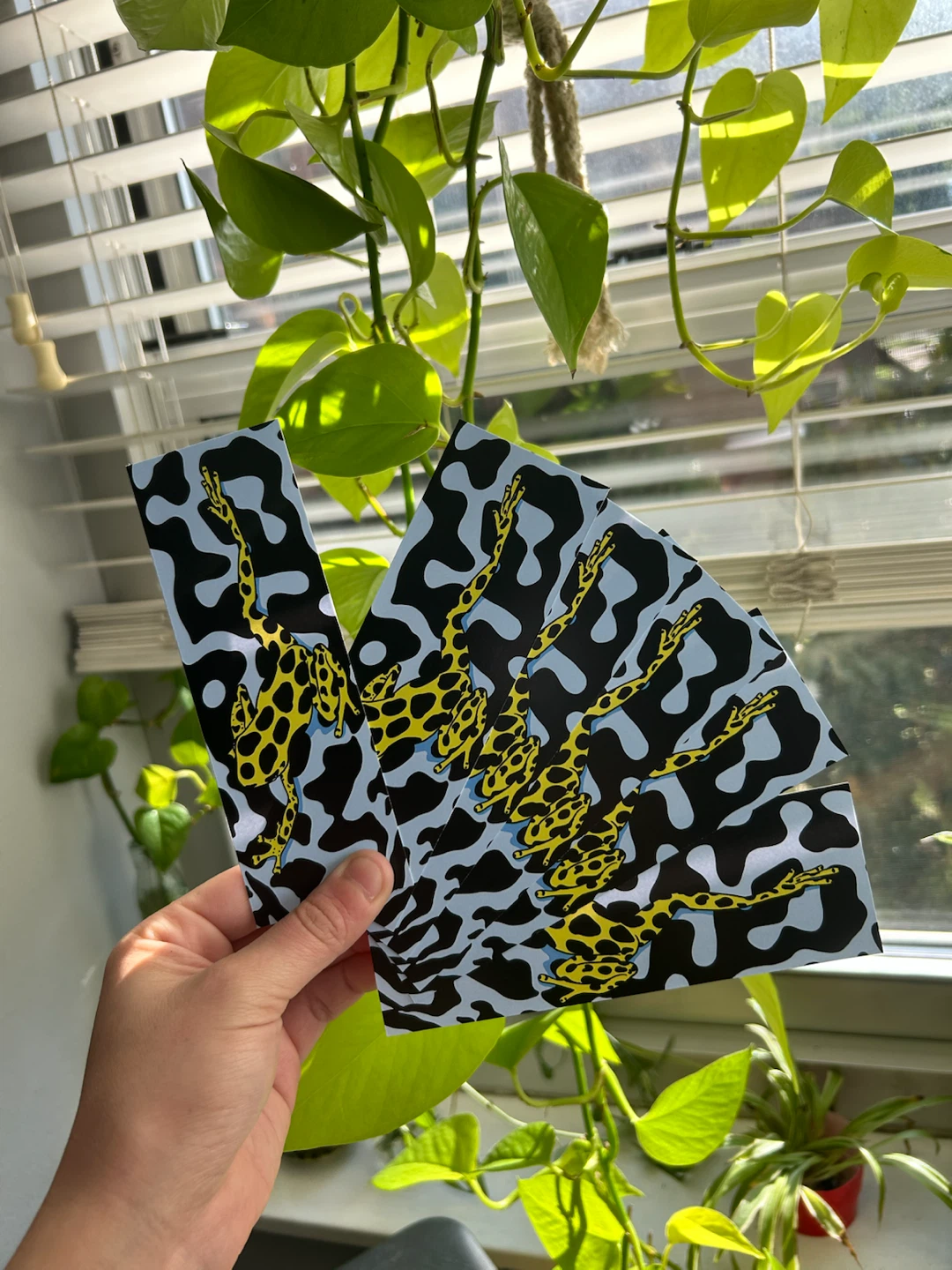 Trippy Frog Bookmark