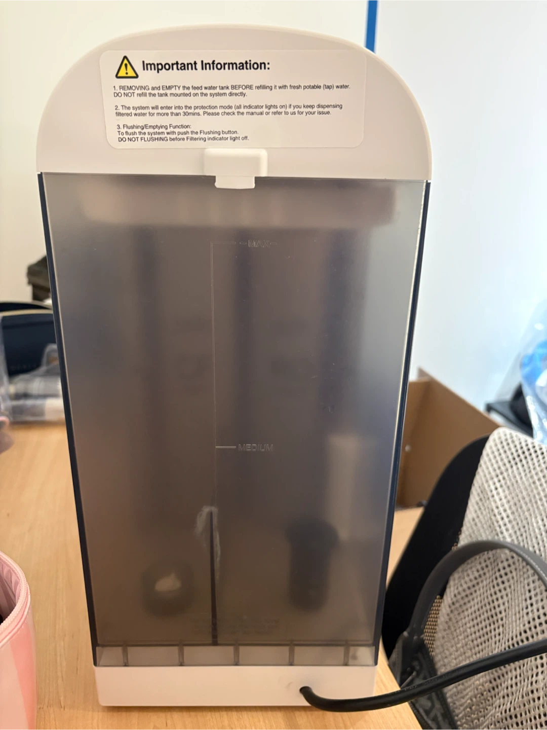 SimPure Countertop Reverse Osmosis Water Filter Dispenser - photo 3
