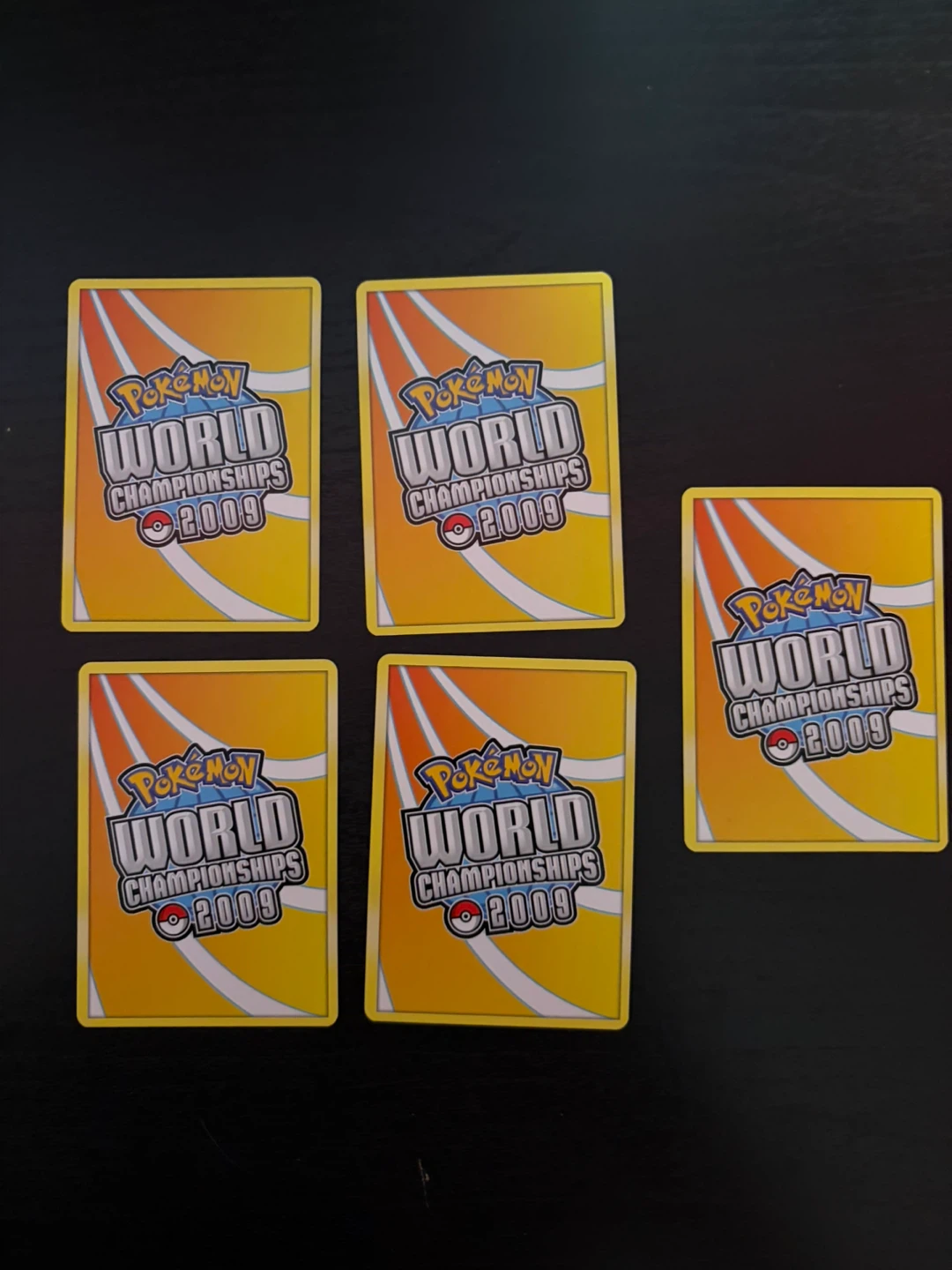 5 Pokémon 2009 World Championships Cards - photo 2
