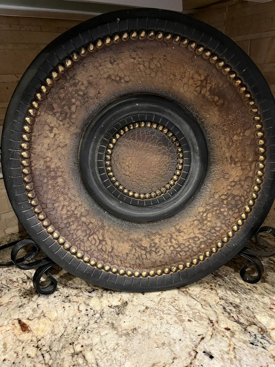 Decorative Display Plate with Stand