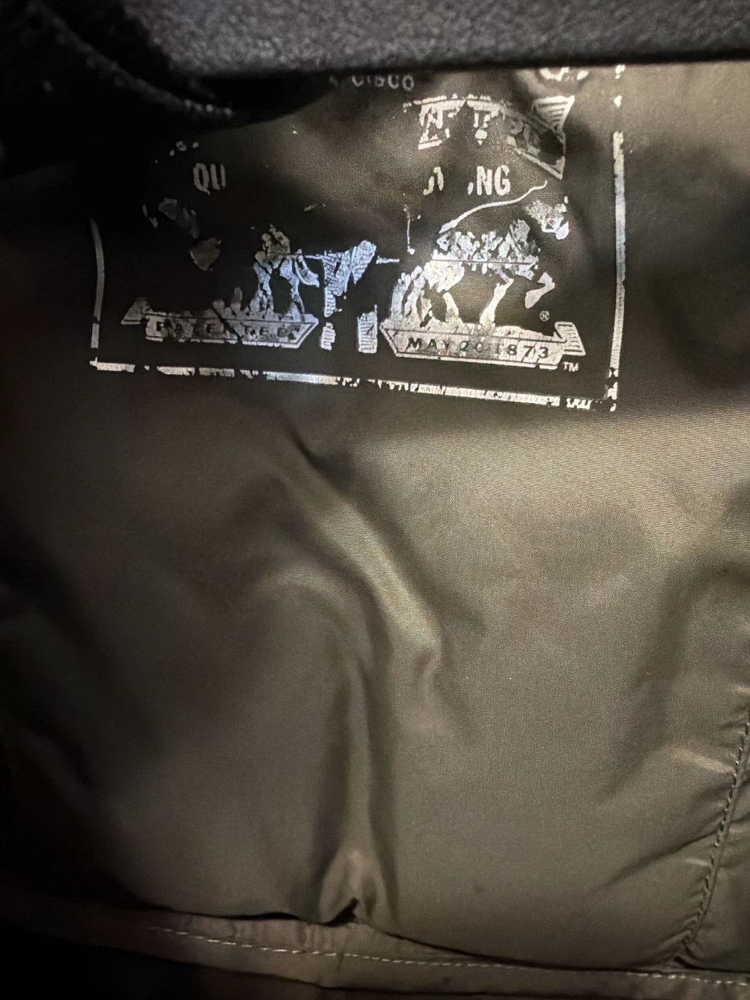 Levi's Black Puffer Jacket with Hood - photo 2