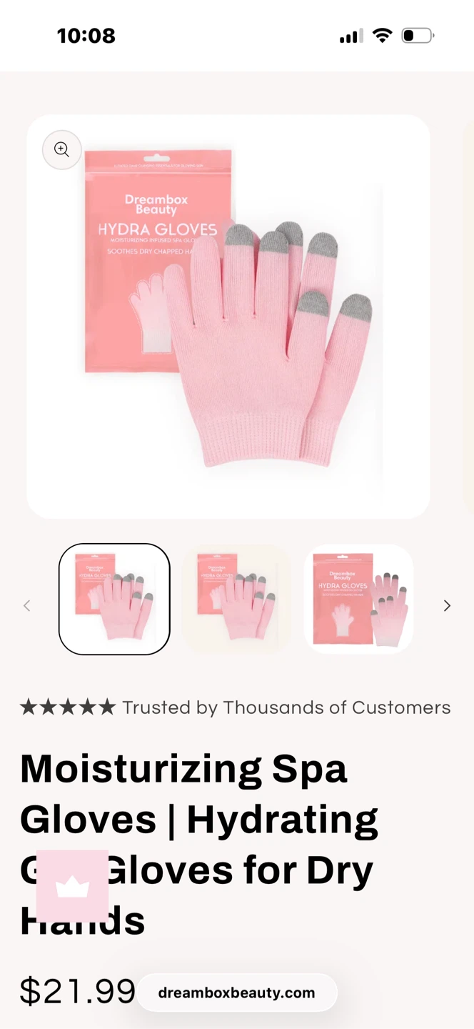 NEW Dreambox Beauty Hydra Gloves - Moisturizing Spa Gloves - photo 3