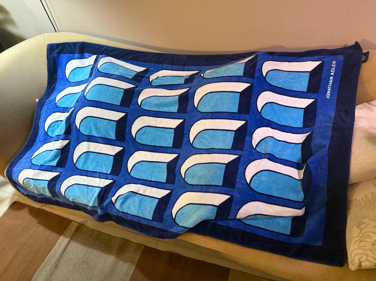 Jonathan Adler beach towel/ throw