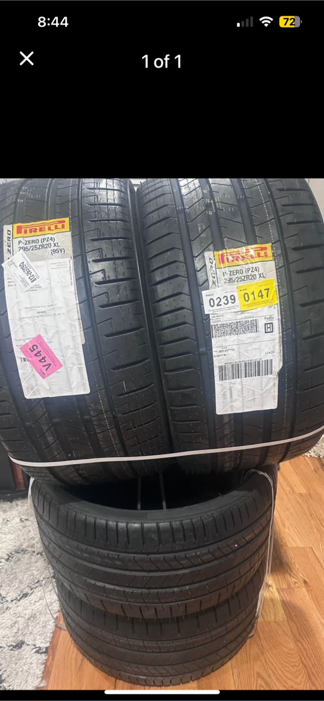 Pirelli P-Zero (PZ4) 295/25ZR20 XL Tires (Set of 4) - photo 2