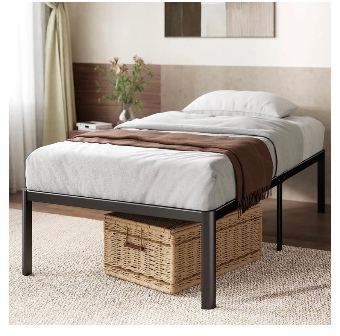 16 inch twin Metal Bed Frame