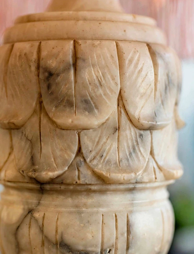 Alabaster Boudoir Lamp - photo 2