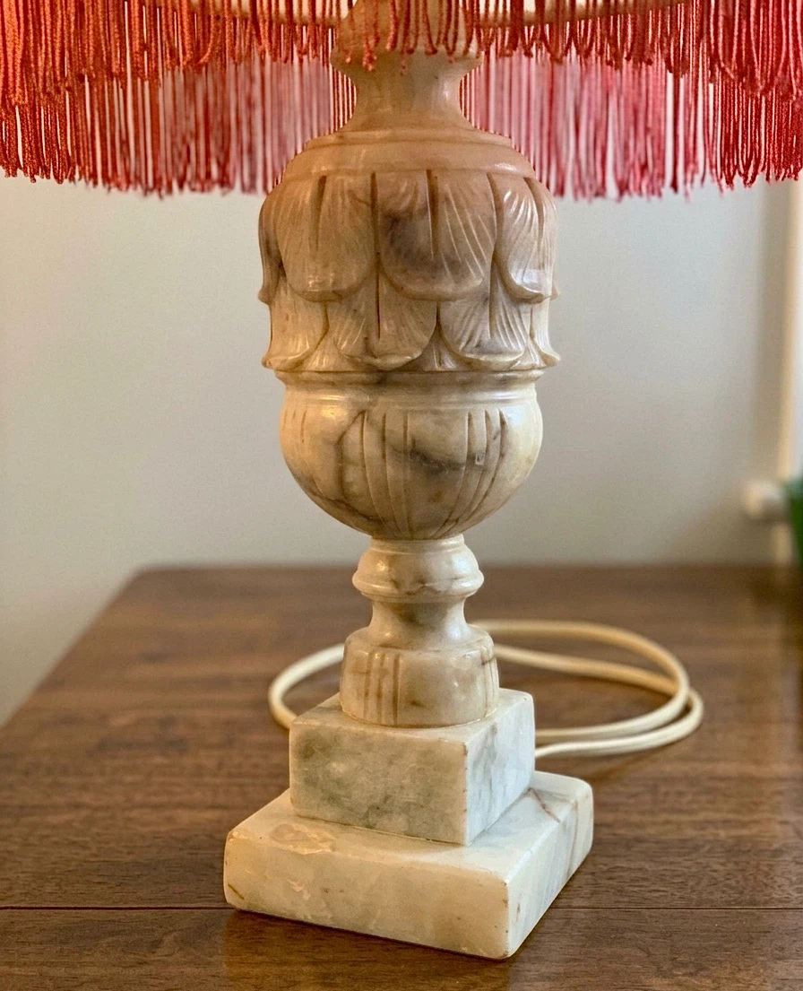 Alabaster Boudoir Lamp - photo 3