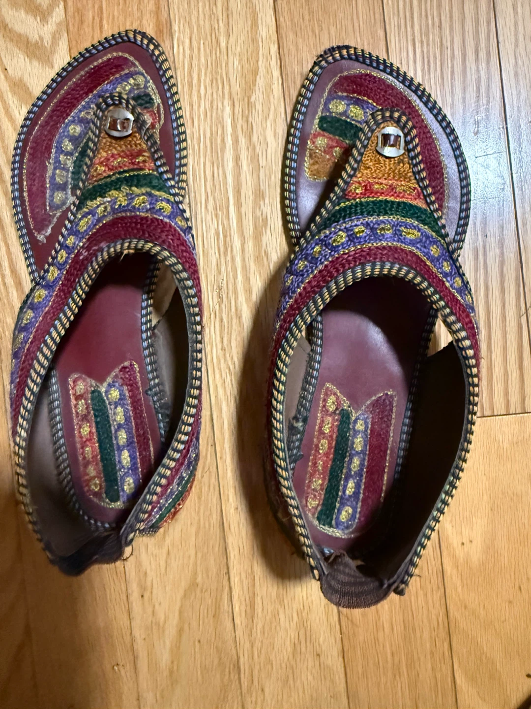 Embroidered Women's Sandals