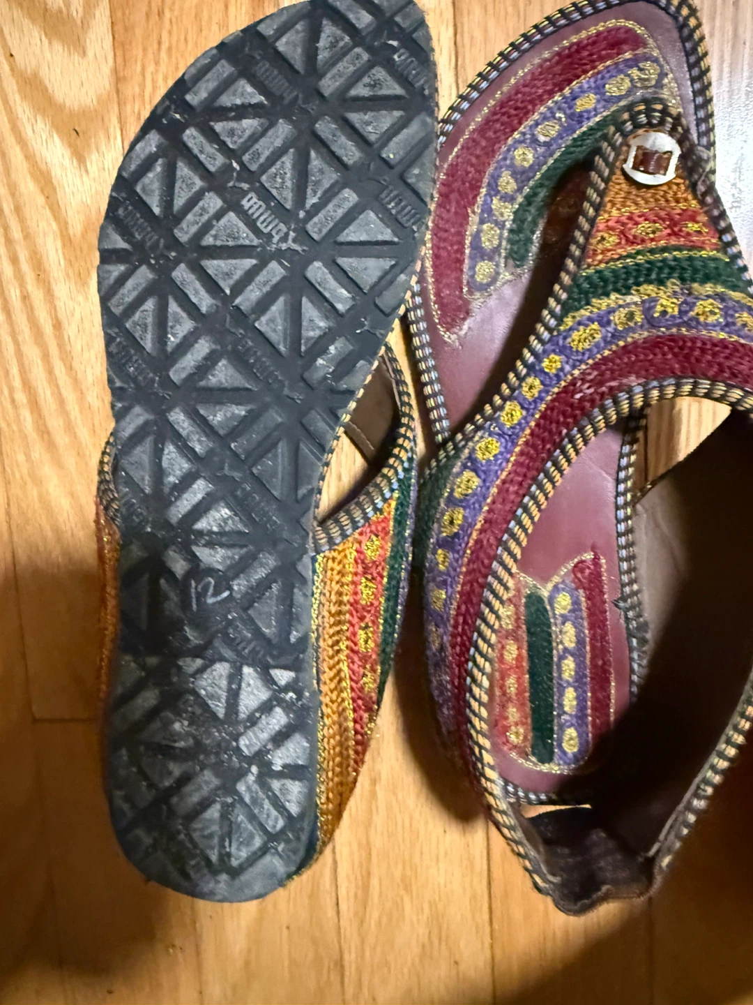 Embroidered Women's Sandals - photo 4