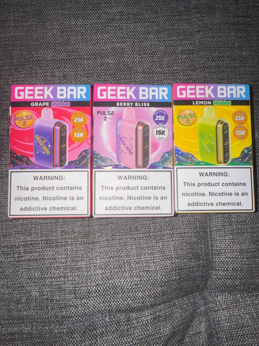 Geek Bar Pulse 2 Disposable Vapes - 25K Puffs