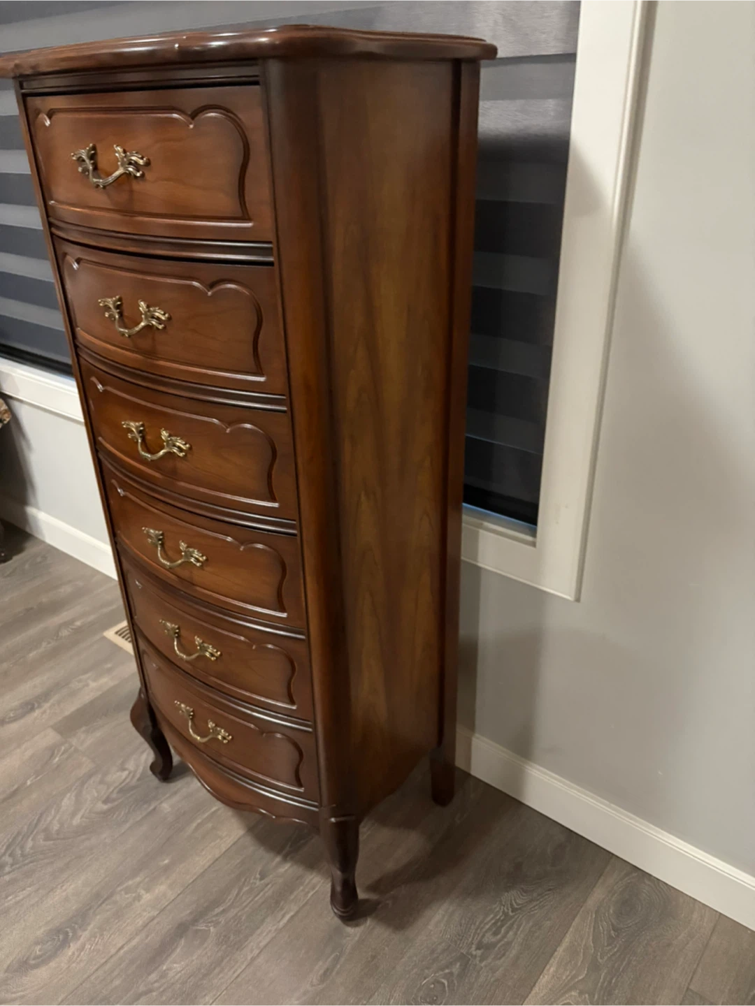 Vintage French Provincial Tallboy Dresser - photo 4