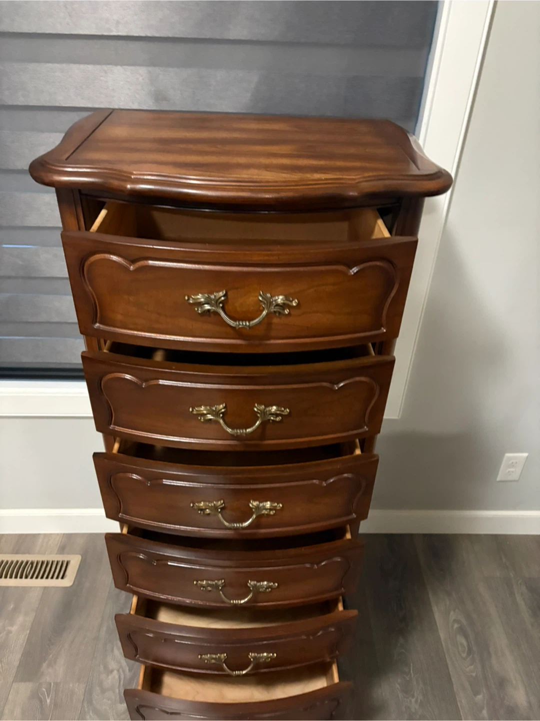 Vintage French Provincial Tallboy Dresser - photo 5