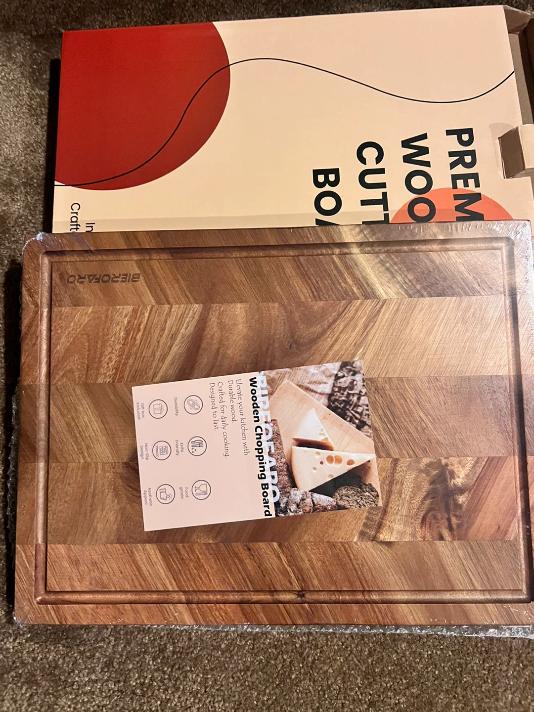 Bierfaro Premium Wooden Cutting Board - photo 2