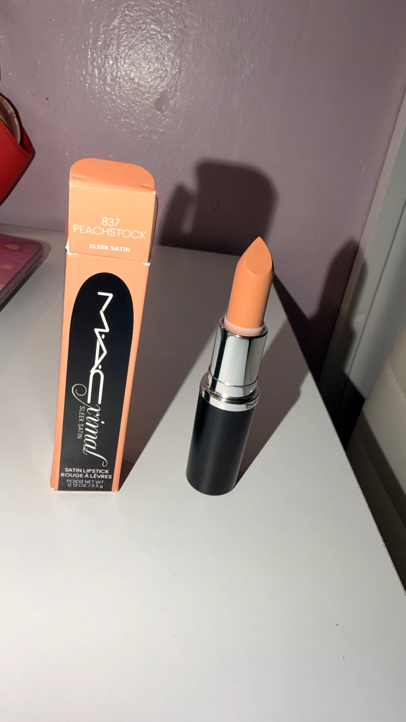 MAC Maximal Sleek Satin Lipstick - 837 Peachstock