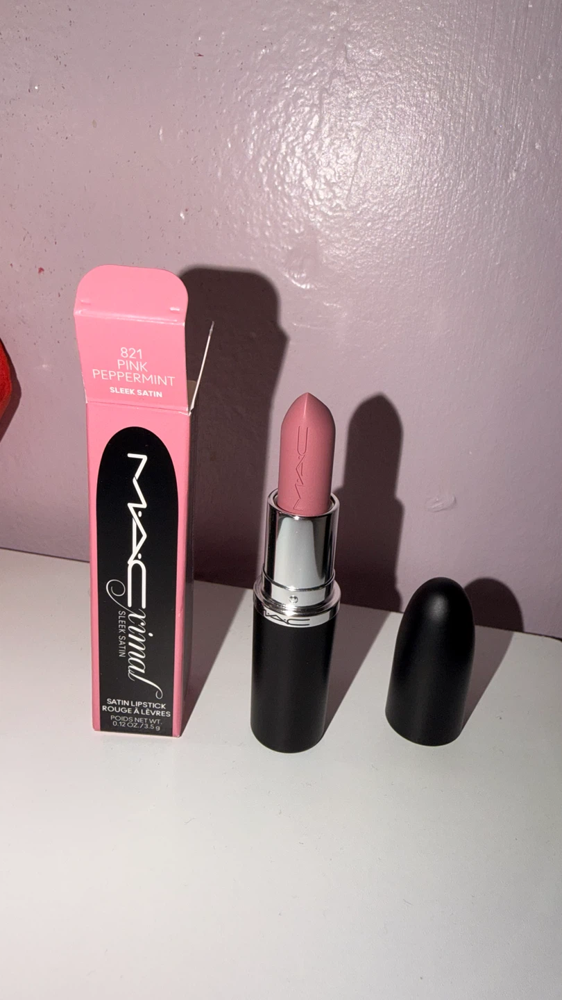 MAC Maximal Sleek Satin Lipstick - Pink Peppermint