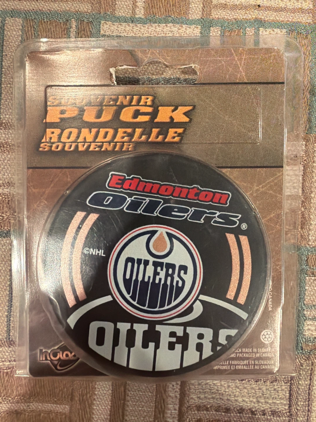 Edmonton Oilers Souvenir Hockey Puck
