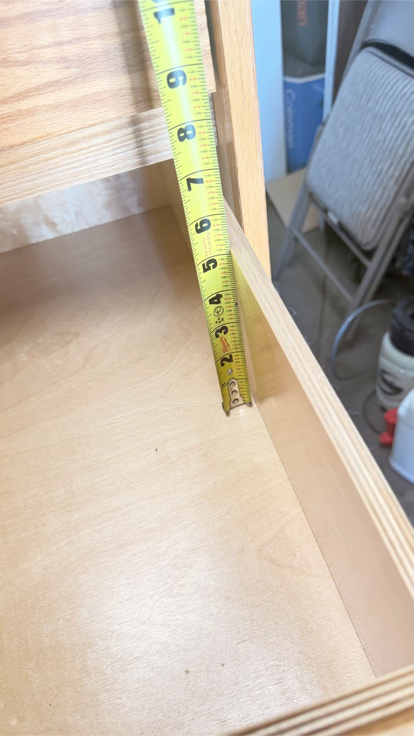 Oak Five-Drawer Tall Dresser - photo 5
